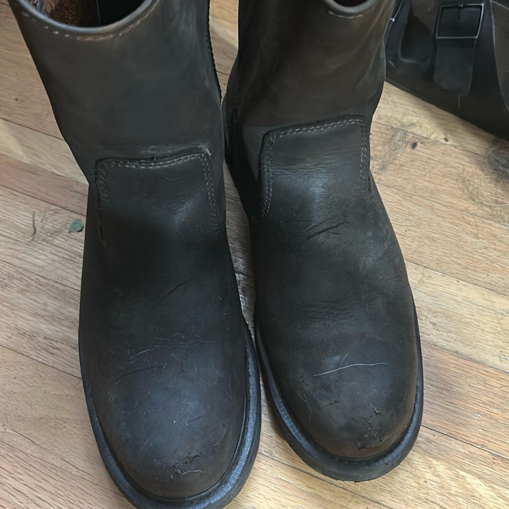 Wolverine steel toe boots size 10
